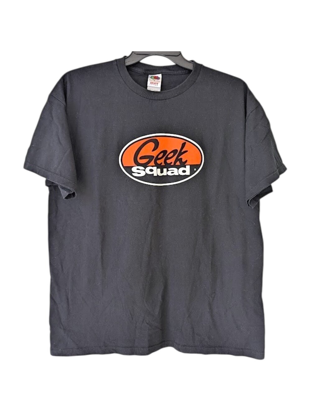 Vintage Geek Squad Shirt XL Black Graphic Tee Best Buy Tech Promo Y2K Nerd Retro